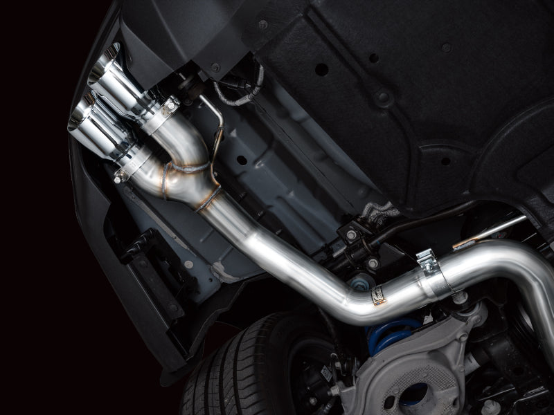 AWE Tuning 2024 Ford Mustang GT Fastback S650 RWD Track Edition Cat-Back Exhaust with Quad Chrome Silver Tips - photo 4
