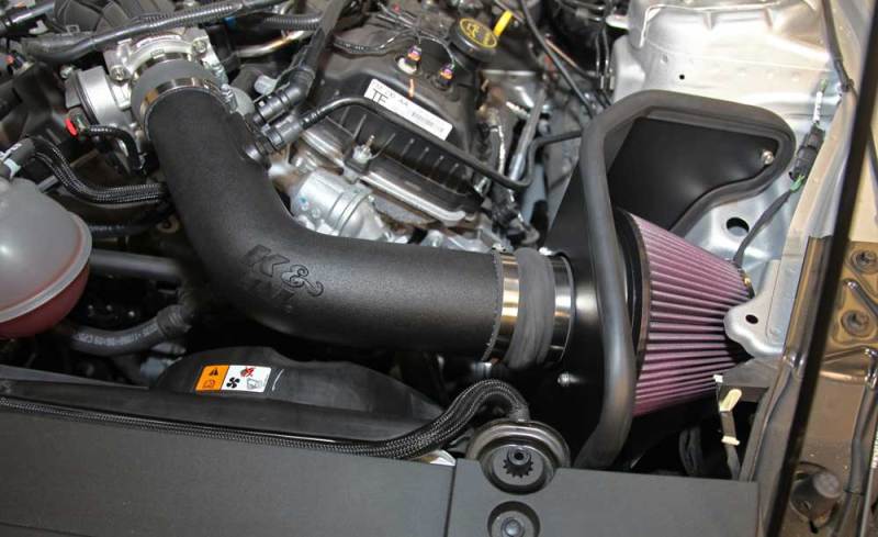 K&N 2015-2017 Ford Mustang 3.7L V6 F/I Performance Intake Kit (knn57-2594) - photo 2