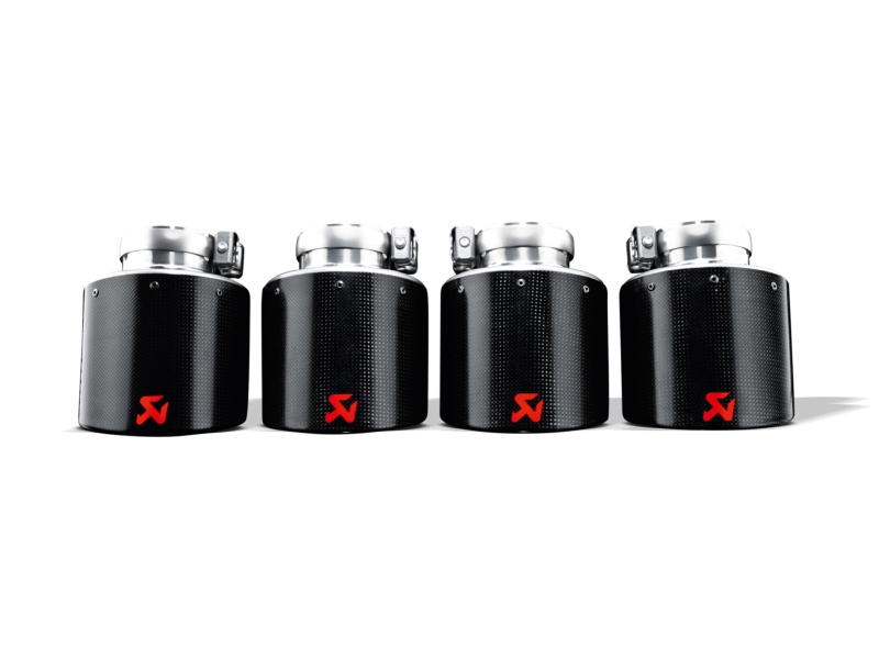 Akrapovic 2006-2013 Chevrolet Corvette ZO6/ZR1 (C6) Tail Pipe Set (Carbon 115 mm) - photo 2