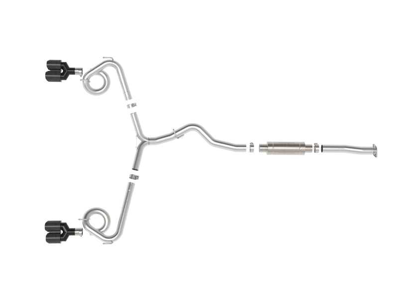 aFe Subaru WRX/STi 2015-2021 H4-2.0/2.5L Takeda 3in to 2-1/2in Stainless Cat-Back Exhaust Carbon Fiber Tip - photo 4