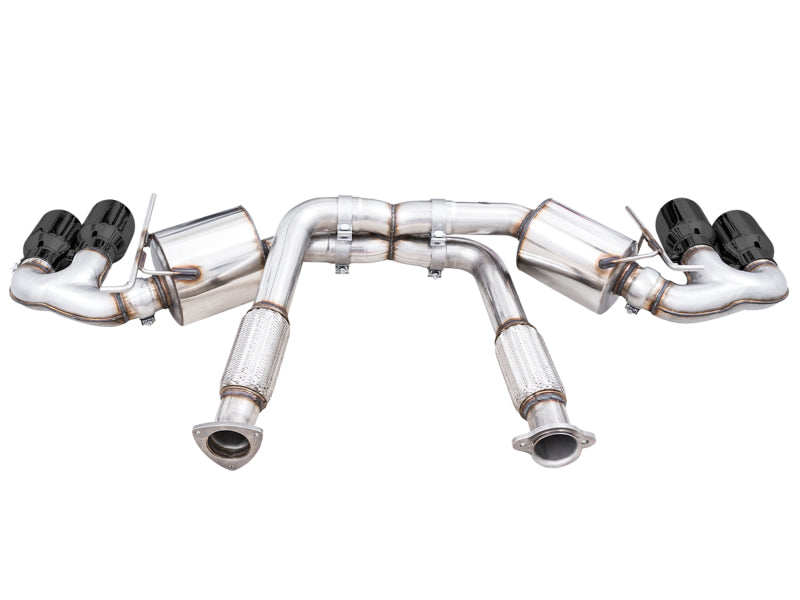 AWE Tuning 2020 Chevrolet Corvette (C8) Touring Edition Exhaust - Quad Diamond Black Tips - photo 5