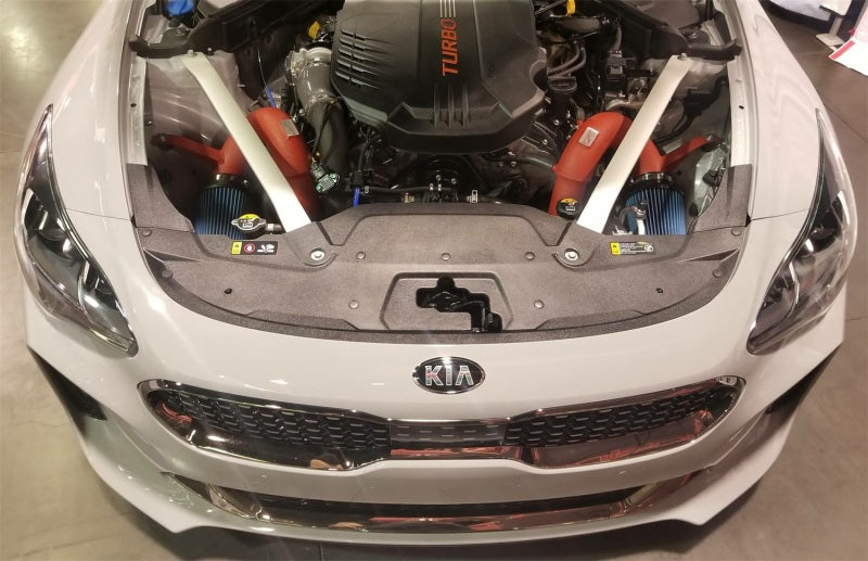 Injen 2018-2020 Kia Stinger 3.3L Twin Turbo Wrinkle Red Short Ram Air Intake (injSP1350WR) - photo 5