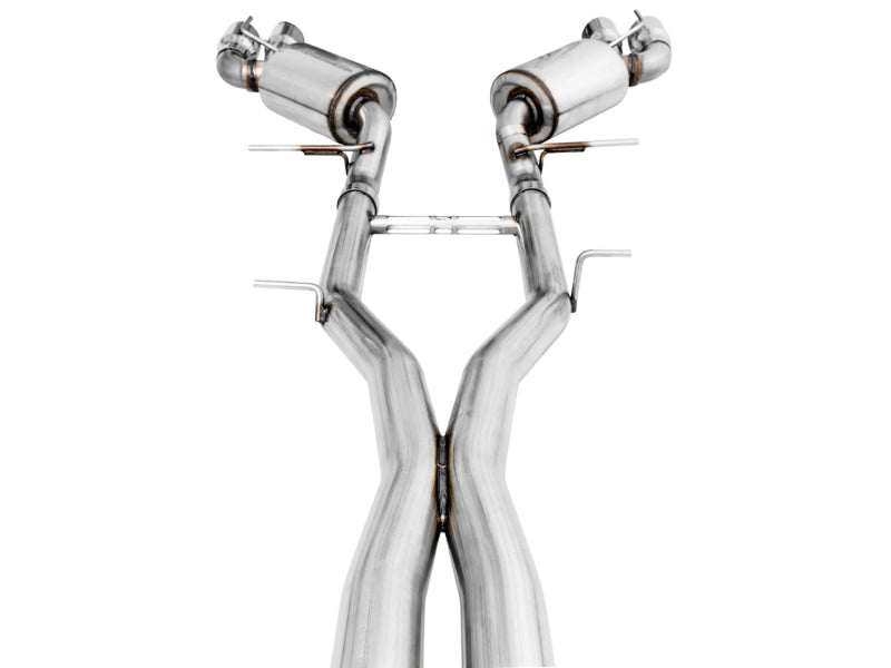 AWE Tuning 2016-2019 Chevrolet Camaro SS Res Cat-Back Exhaust - Touring Edition (Quad Chrome Silver Tips) - photo 3