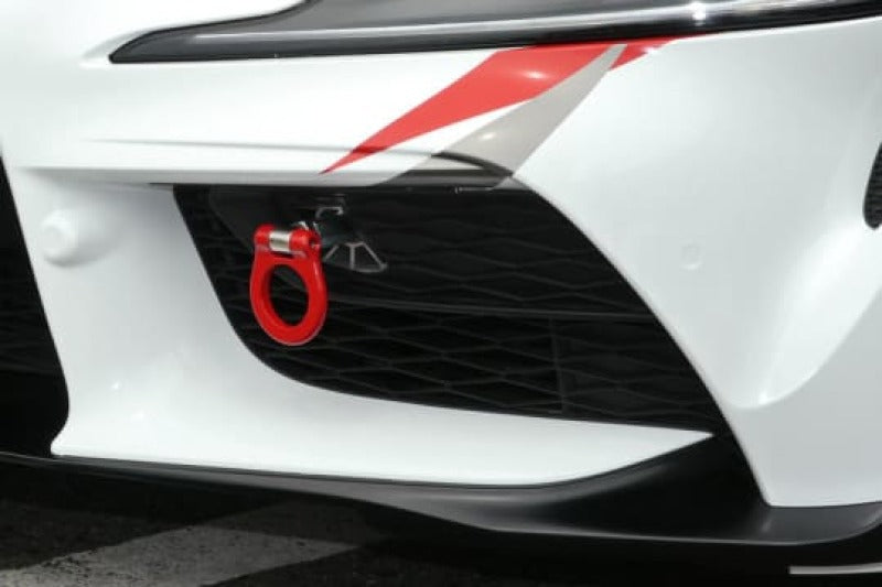 Cusco Folding Front Tow Hook, Red - Toyota GR Supra (A90, 2020+) (1C2 017 F)