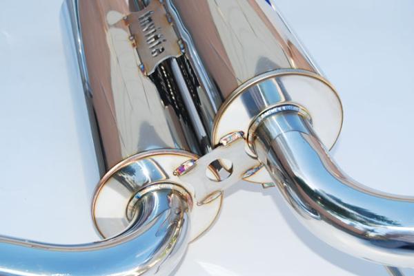 Invidia 2009+ 370Z Gemini Single Layer Titanium Tip Cat-Back Exhaust - photo 3