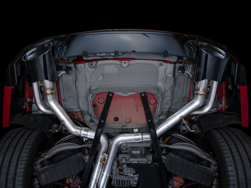 AWE Tuning 2021-2023 Audi C8 RS6/RS7 SwitchPath Cat-Back Exhaust - Diamond Black Tips - photo 4