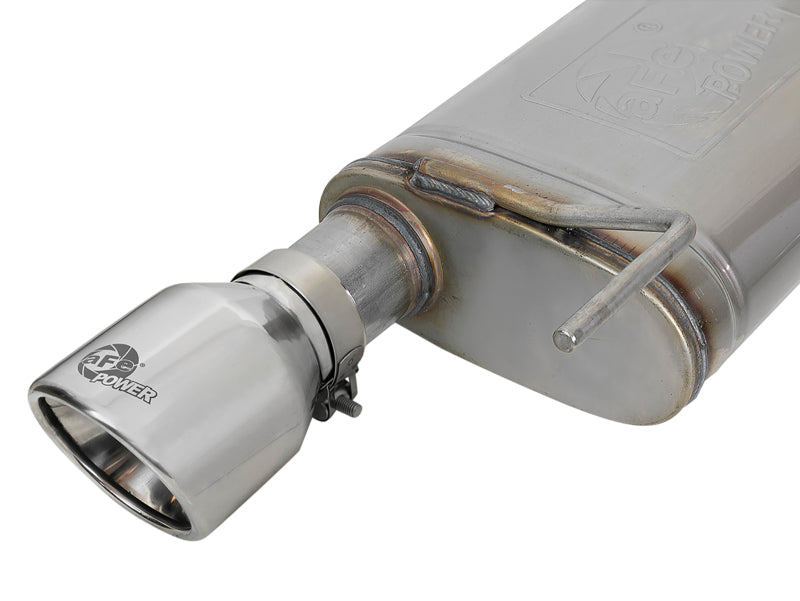 aFe MACH Force-Xp SS Axle-Back Exhaust with Polished Tips 2015-2017 Ford Mustang GT V8-5.0L - photo 2