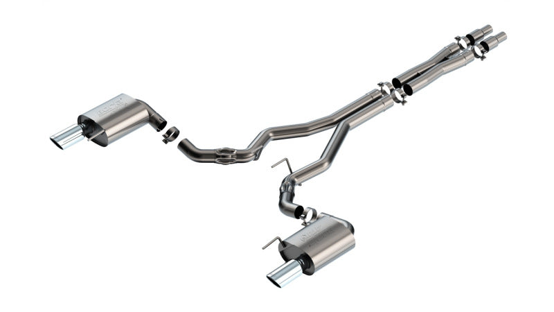 Borla 2024 Ford Mustang GT 5.0L V8 without Active Exhaust ATAK Cat-Back Exhaust System