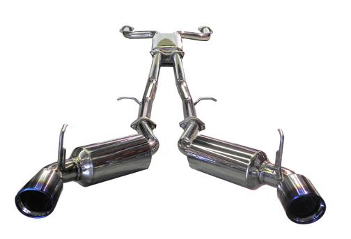 Injen 2003-2008 350Z Dual 60mm SS Cat-Back Exhaust with Built In Resonated X-Pipe - photo 2
