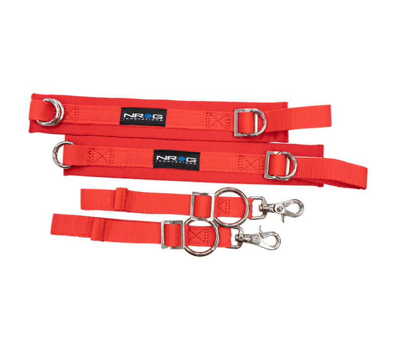 NRG SFI 3.3 Arm Restraints One Pair - Red (SBH-AR01RD) - photo 2