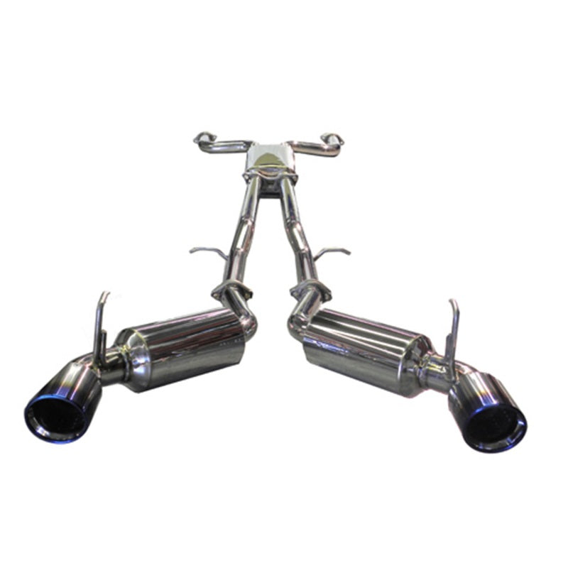 Injen 2003-2008 350Z Dual 60mm SS Cat-Back Exhaust with Built In Resonated X-Pipe