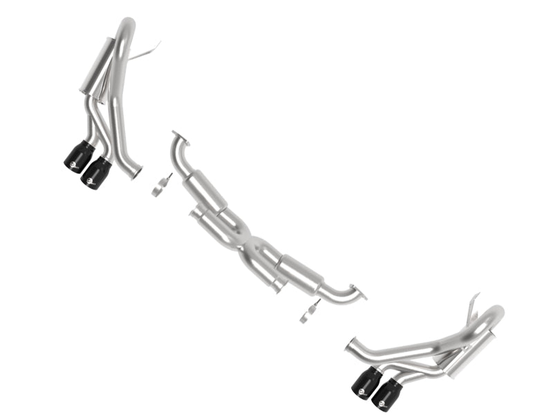 aFe MACH Force-Xp 2012-2016 Porsche 911 3in to 2.5in 304 Stainless Steel Cat-Back Exhaust (Excludes Turbo Models) - photo 3