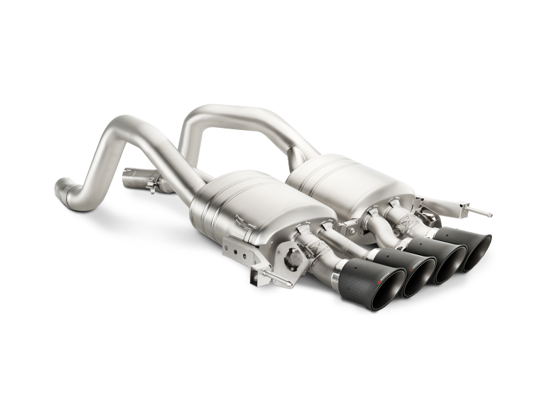 Akrapovic 2014-2017 Chevrolet Corvette Z06 (C7) Slip-On Line (Titanium) with Carbon Tips