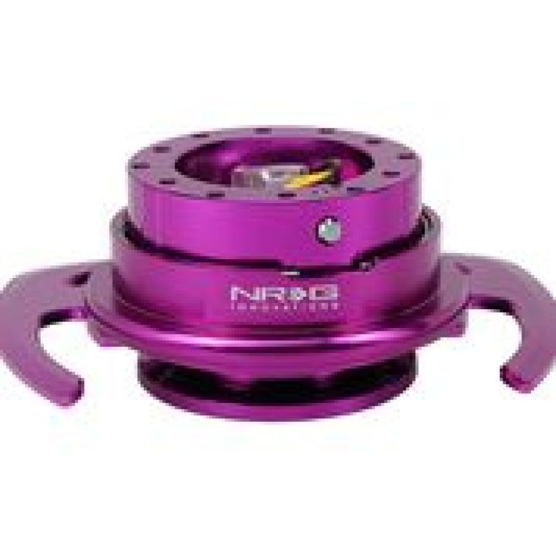 NRG Quick Release Kit Gen 4.0 - Purple Body / Purple Ring w/ Handles (SRK-700PP) - photo 2