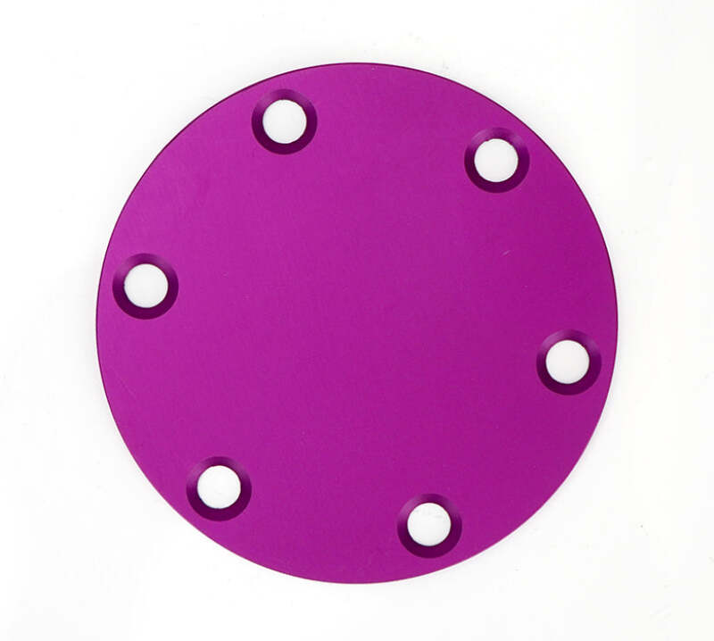 NRG Horn Delete Plate Laser Logo - Purple (STR-250PP)