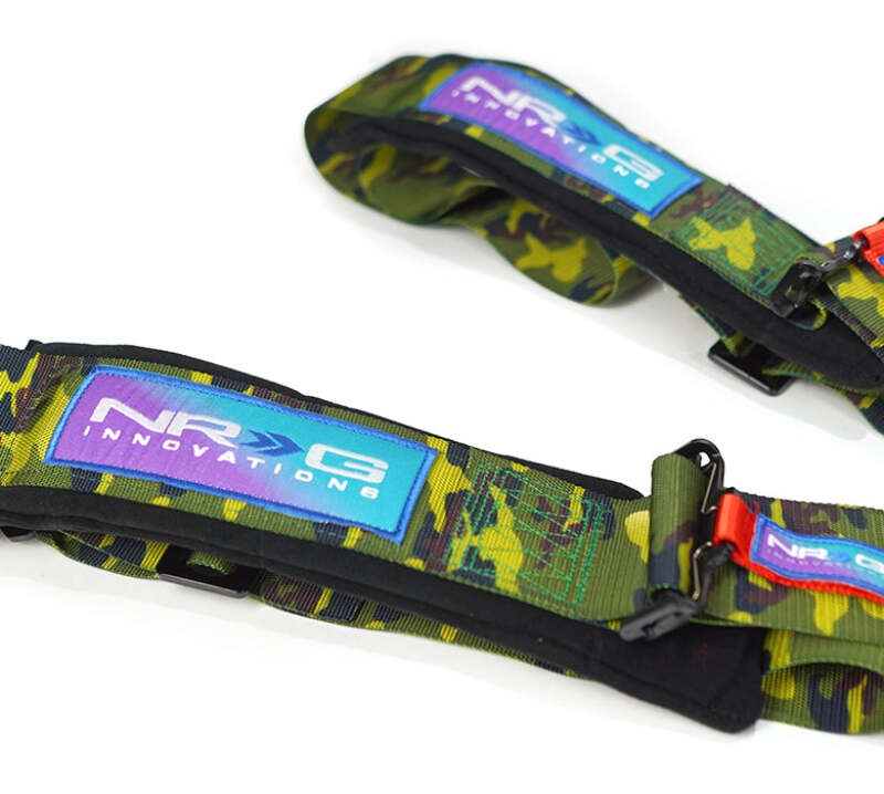 NRG 5PT 3in. Seat Belt Harness / Cam Lock - Red (SBH-B6PCRD) - photo 5
