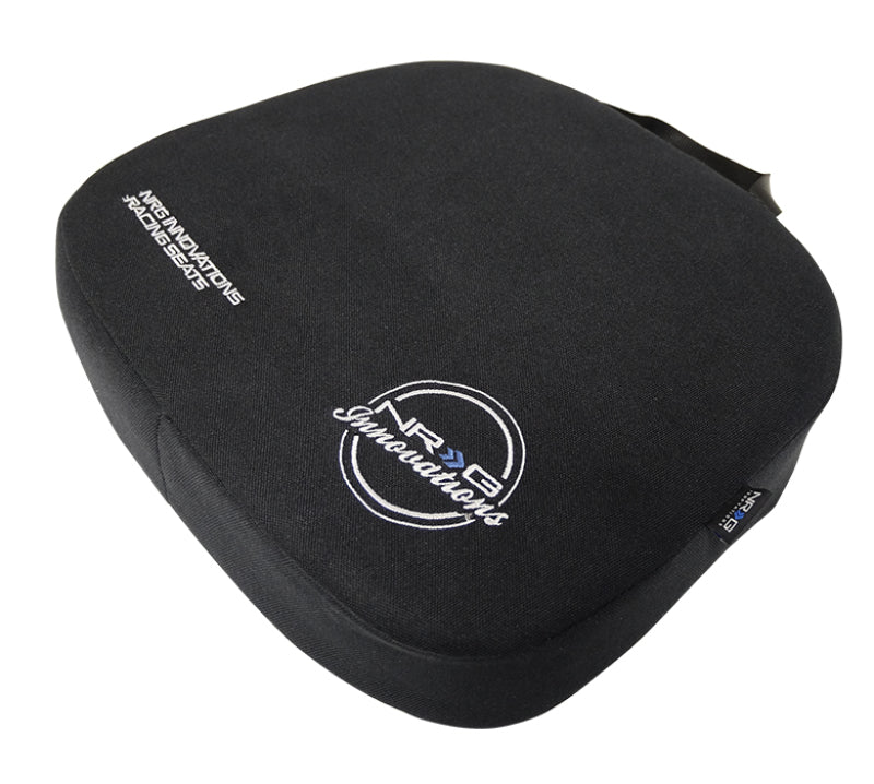 NRG Racing Seat Cushion - One Piece Memory Foam Nylon Black w/ White Stitching (SC-WHD01) - photo 3