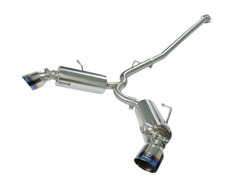 aFe Takeda Exhaust Axle-Back 2013-2015 Scion FRS / Subaru BRZ 304 Stainless Steel Blue Flame Dual Tips Exhaust - photo 2