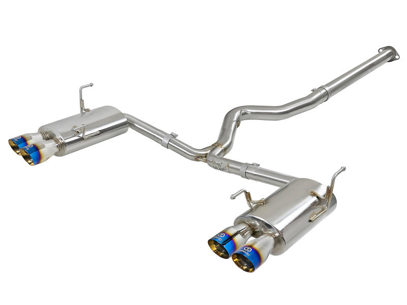 aFe Takeda 3in 304 Stainless Steel Cat-Back Exhaust System 2015-2018 Subaru WRX/WRX STI H4-2.0/2.5L