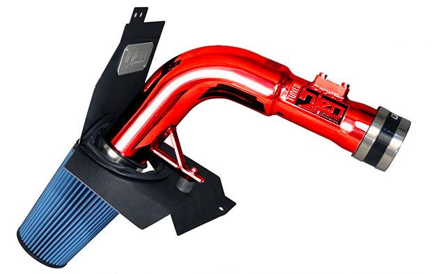 Injen 2015 Subaru STi 2.5L 4 Cyl (Turbo) Wrinkle Red Cold Air Intake w/ MR Tech and Heat Shield (injSP1206WR)