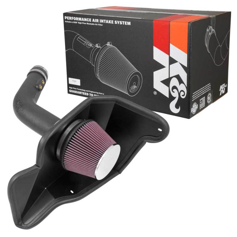 K&N 2015-2017 Ford Mustang 3.7L V6 F/I Performance Intake Kit (knn57-2594) - photo 6