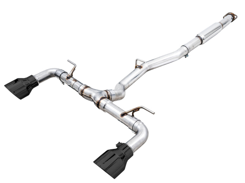 AWE Tuning Subaru BRZ / Toyota GR86 / Toyota 86 Track Edition Cat-Back Exhaust - Diamond Black Tips