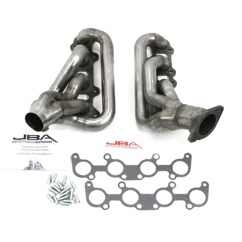JBA 2015-2020 Ford Mustang 5.0L Coyote 1-3/4in Primary Raw 409 Stainless Steel Cat4Ward Header - photo 2