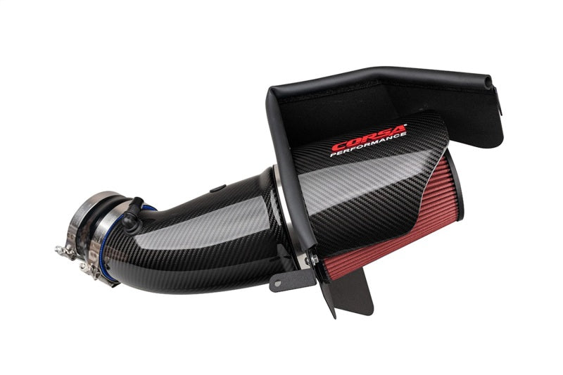 CORSA Performance 2019-2023 Dodge Challenger SRT/Hellcat/Redeye/Demon Carbon Fiber Air Intake w/ DryTech Filter (cor44004D)