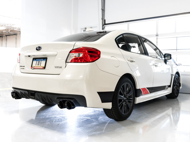 AWE Tuning Subaru WRX/STI VA/GV Sedan Track Edition Exhaust - Diamond Black Tips (102mm) - photo 3