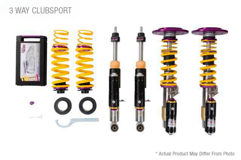 KW Clubsport 3-Way Coilover Kit for Porsche 911 991.1 GT3 RS (39771286)