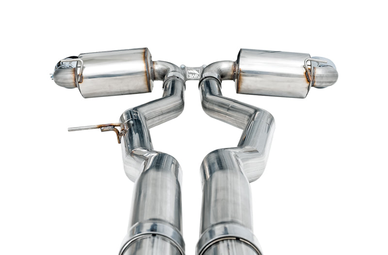 AWE Tuning 2020 Toyota Supra A90 Non-Resonated Touring Edition Exhaust - 5in Chrome Silver Tips - photo 3