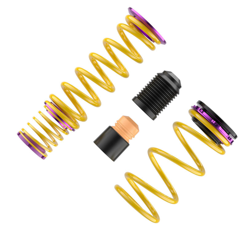 KW H.A.S. Height Adjustable Spring Kit for Chevrolet Corvette C8 (w/ Electronic Dampers & OE Noselift) (25361034)