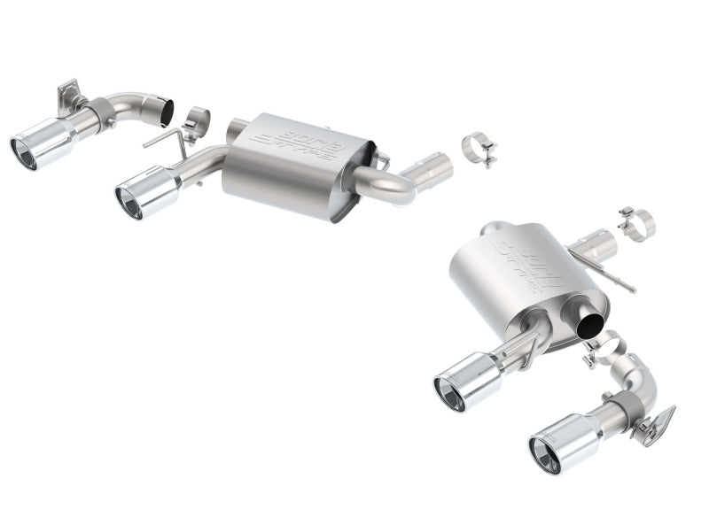 Borla 2016 Chevrolet Camaro SS 6.2L with Dual NPP S-Type Quad RD RL Tips Dual Exit Rear Section Exhaust