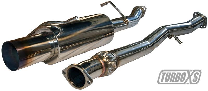 Turbo XS 2002-2007 WRX-STi Cat-Back Exhaust Blued Tips - photo 4