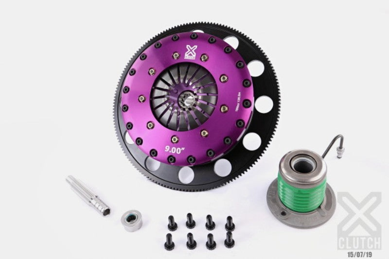 XCLUTCH 05-10 Ford Mustang GT 4.6L 9in Twin Solid Organic Clutch Kit
