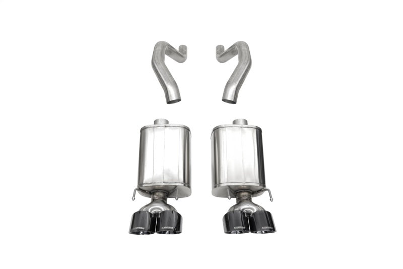 CORSA Performance 2006-2013 Chevrolet Corvette C6 Z06 7.0L / 2009-2013 ZR1 6.2L Black PVD Axle-Back Exhaust with 4.5in Twin Tips - photo 3