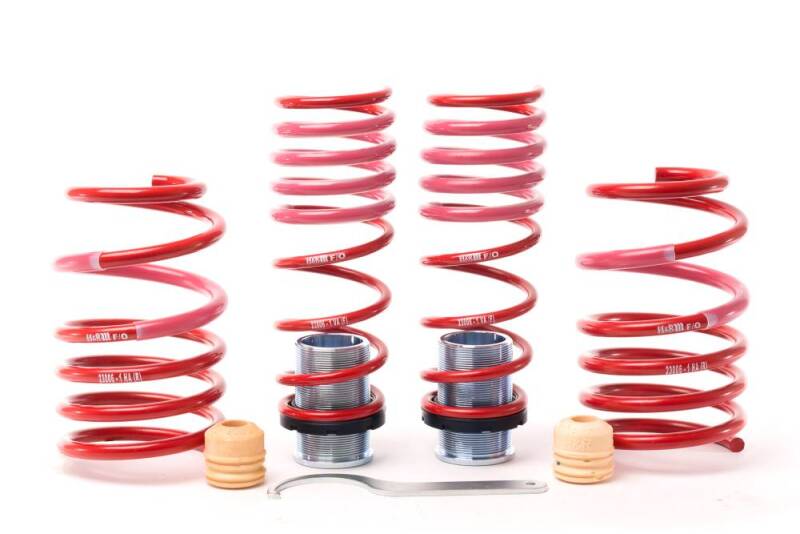 H&R VTF Adjustable Lowering Springs for 2013–2016 Porsche Cayman/Cayman S 981 – Incl. PASM (23006-1)