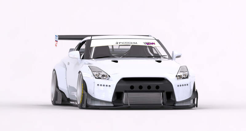 GReddy 2009-2017 Nissan GT-R R35 Pandem Wide Body V2 Rear Fenders - photo 9
