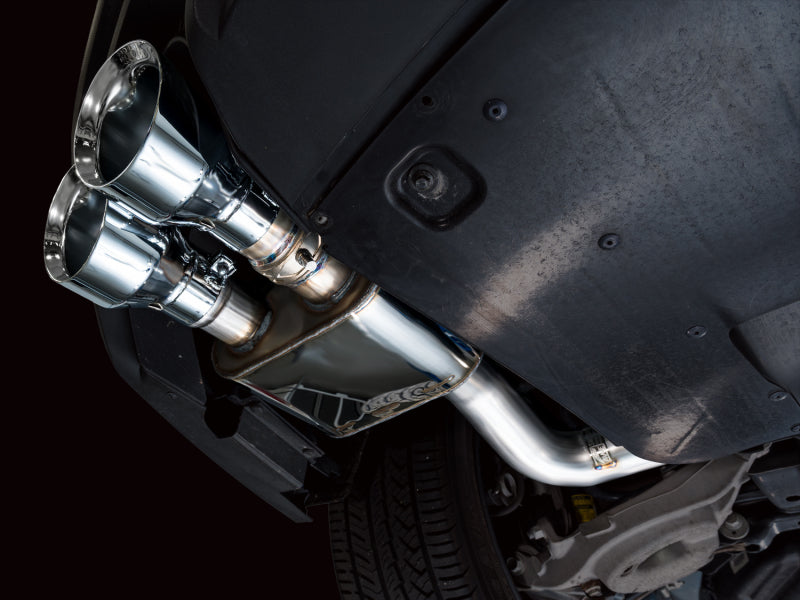 AWE Tuning 2021-2023 Ford Mustang Mach 1 SwitchPath Cat-Back Exhaust with Quad Chrome Silver Tips - photo 3