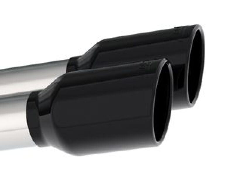 Borla 2020 Chevrolet Corvette C8 6.2 ATAK 3in Exhaust System Dual Round Rolled A/C Black Chrome Tips - photo 4