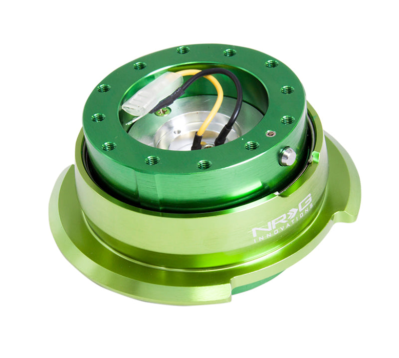 NRG Quick Release Kit Gen 2.8 - Green Body / Titanium Chrome Ring (SRK-280GN)