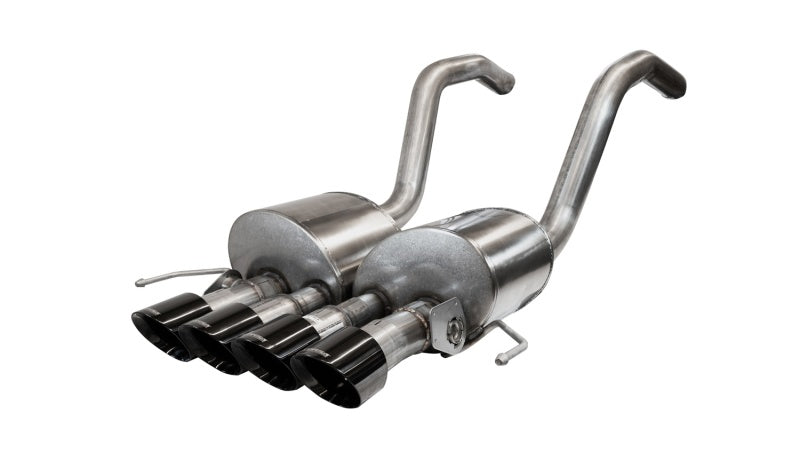 CORSA Performance 2015-2019 Chevrolet Corvette C7 Z06 6.2L 2.75in Xtreme Axle-Back with Dual NPP & Quad Black Tips