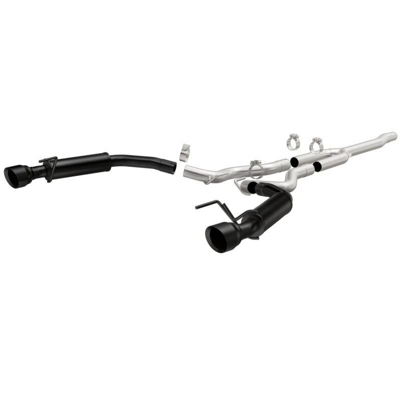 Magnaflow Cat-Back 2015-2016 Ford Mustang 2.3L L4 Competition SS 3in Dual Split Rear 4.5in Black Tips