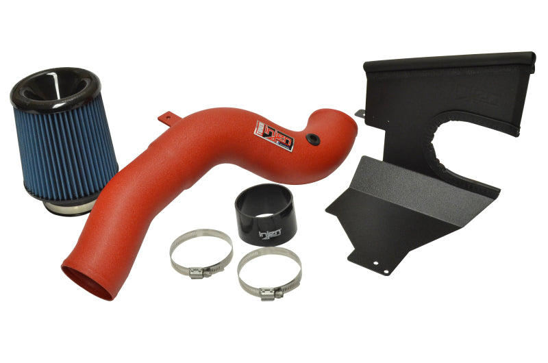 Injen 2016-2018 Ford Focus RS Wrinkle Red Cold Air Intake (injSP9003WR) - photo 2