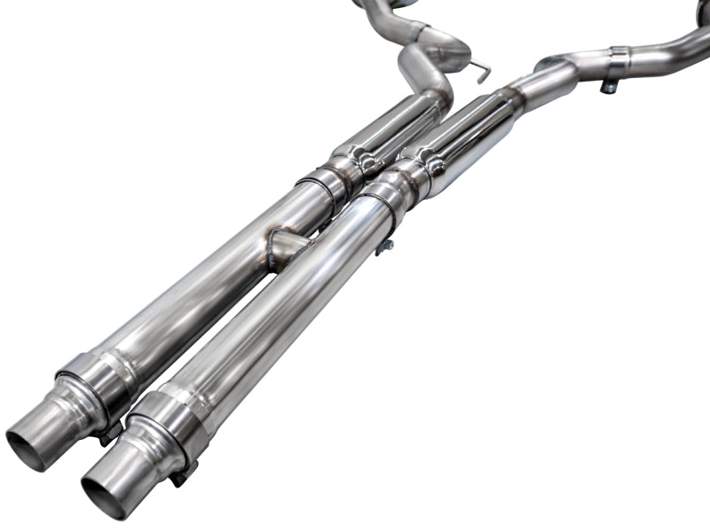 AWE Tuning 2024 Ford Mustang GT Fastback S650 RWD Track Edition Cat-Back Exhaust with Dual Chrome Silver Tips - photo 4