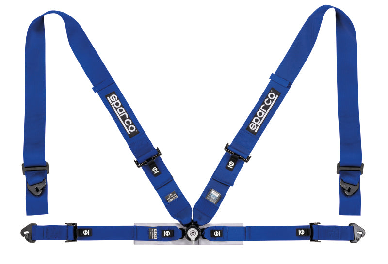 Sparco Belt 4-Point 3in/2in Competition Harness - Blue