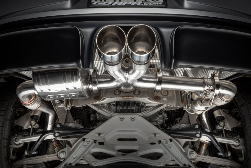 APR 2017-2025 Porsche Boxster/Cayman 718 (982) 2.0T/2.5T Cat-Back Exhaust Right Valve - photo 5