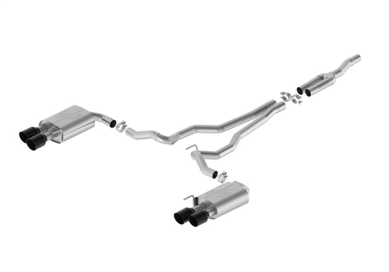 Ford Racing 2024 Mustang 2.3L Extreme Active Cat-Back Exhaust System Black Tips - photo 2