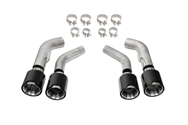 CORSA Performance 2016-2024 Chevrolet Camaro SS / ZL1 Carbon Fiber 4.5in Twin Tip Kit