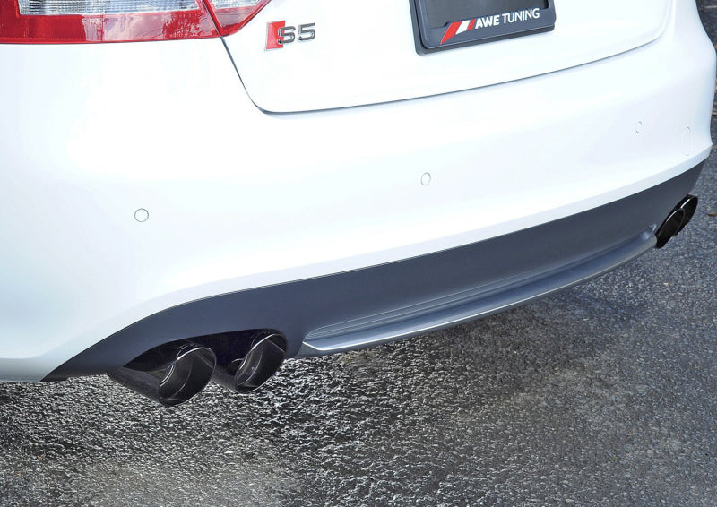 AWE Tuning B8 / B8.5 S5 Cabrio Touring Edition Exhaust - Resonated - Diamond Black Tips - photo 3